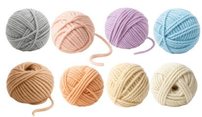 Pastel Knitting Yarn Collection – Soft Wool Balls