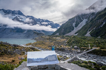 trekking rout where we can see turquoise lake ,snow cap mountain , Glacier ,iceberg ,beautiful...