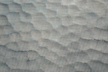 hammered silver tray close up