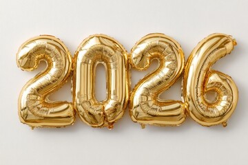 Gold balloons spelling out 2026 (1)