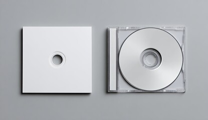 Blank CD and square case
