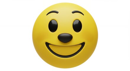 Fototapeta premium Happy emoji face