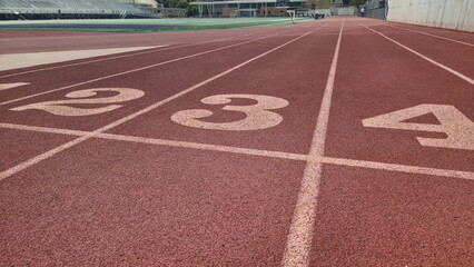 Fototapeta premium A Running Track