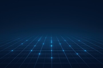 Hi tech communication web with luminous nodes and connecting lines innovative technology concept optimistic clean background for modern brands and apps
