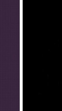 Minimalist abstract background design featuring a vertical white line separating a textured dark purple panel from a solid black space