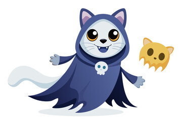 A mysterious haunted library illustration featuring enchanted books flying like bats in the moonlit night. Perfect for Halloween backgrounds, spooky party invitations, eerie posters, gothic fantasy ar