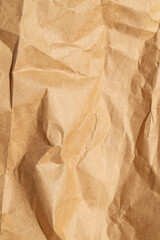 crumpled brown paper