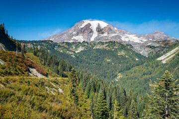 Mt. Rainier National Park from Stevens Pass Road in the Fall of 2025