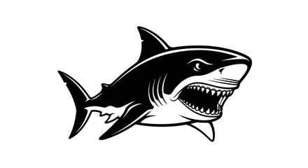 Obraz premium shark vector illustration