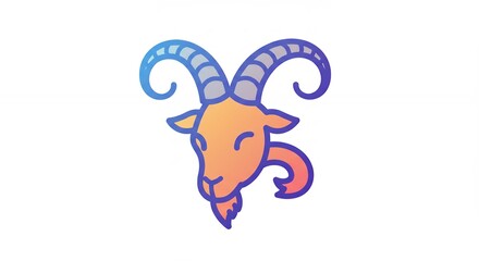 Cartoon goat illustration