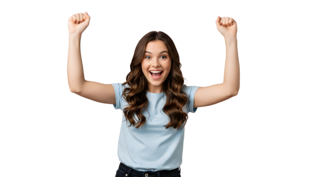 Excited Teen Expression