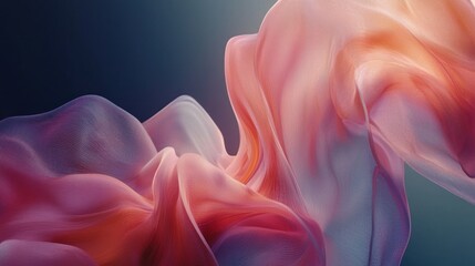 Abstract flowing fabric