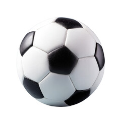 Close-up of a soccer ball, white and black panels (1)