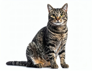 Obraz premium Refined cat image with a serene yet lively presence, combining sharp detail and fresh aesthetics for versatile creative use.
