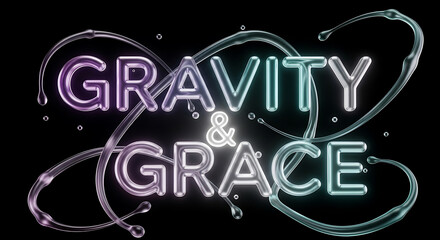 Stylish Typography Design for "Gravity & Grace"