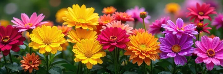 Vibrant assortment of colorful bedding plants in full bloom, ready to add a burst of color to any garden or patio  Perfect for spring and summer planting ,  white, bedding plants