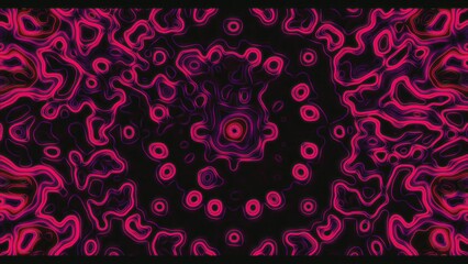 Vibrant abstract pattern in pink and black hues
