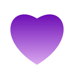 pink heart on white background. Purple Heart vector. Love icon. Gradient Heart. Graphic Design elements. Love Symbol vector.