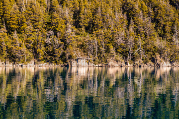 Sailing Lake Nahuel Huapi, Puerto Blest, Puerto Panuelo, Bariloche, Rio Negro Province, Argentina