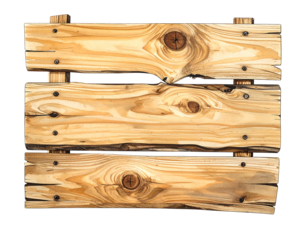 Aged wooden sign, weathered pallet boards