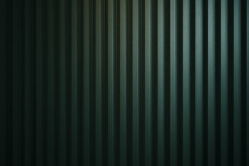 Dimmed lighting on a green iron-textured backdrop