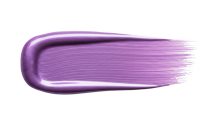 Smear of purple lipstick for beauty and cosmetic use isolated PNG with Transparent Background