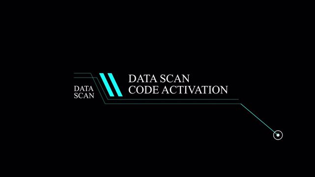 Data Scan Code Activation Interface.