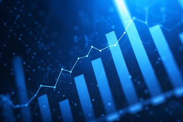Visualize impressive business growth with this dynamic chart, perfect for highlighting financial success and market trends, inspiring confidence in investors and stakeholders