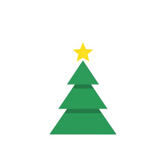 Obraz premium Christmas Tree Illustration A Festive Vector Design for Holiday Greetings and Decorations