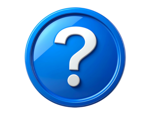 Blue button with a white question mark (2)