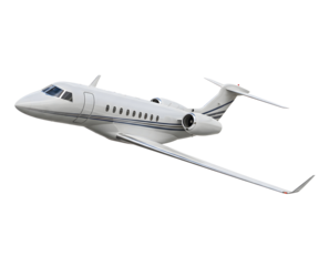 Premium Private Jet PNG for Advertising & Visual Design