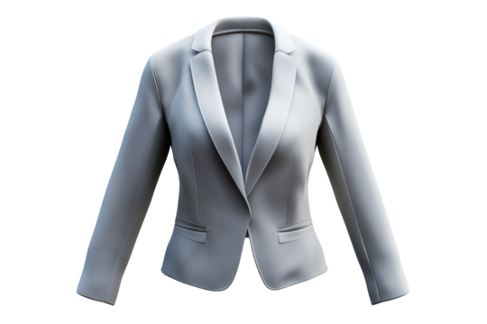 Two-tone gray gradient fashion blazer
