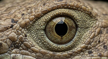 Lizard eye closeup