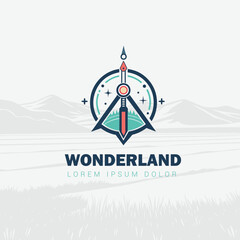 Modern Land Survey and Mapping Logo for Professional Identity