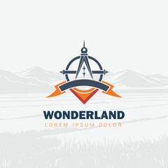 Modern Land Survey and Mapping Logo for Professional Identity