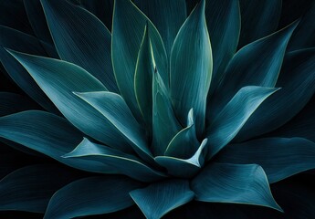 Close-up of agave plant leaves (1)