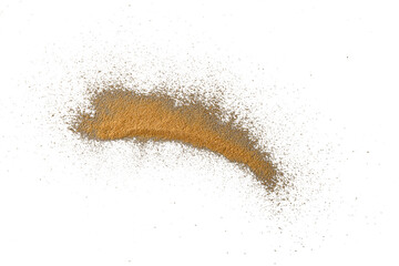 Brown Sand Pile Flatlay on Transparent