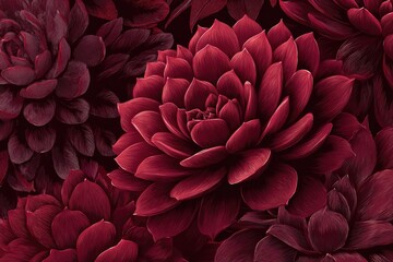 Close-up of deep red succulent plants (1)