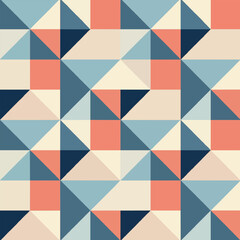 Seamless Modern Triangles Tessellation Pattern Vector
