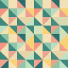 Seamless Abstract Triangles Tessellation Pattern Vector