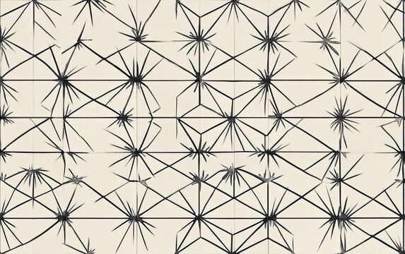 Abstract geometric pattern with intersecting lines