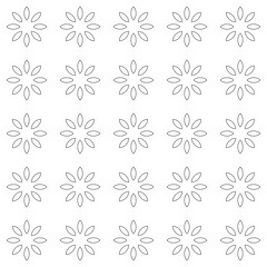Radial Leaf Pattern Grid