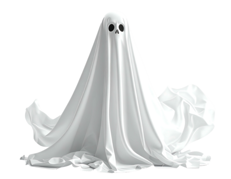 White ghost with flowing sheet (1)