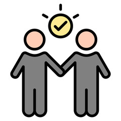 Reliance lineal color icon