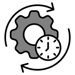 Iterative lineal color icon