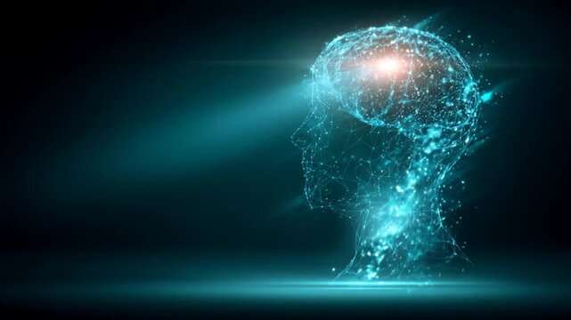 Abstract brain concept illustration