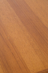 Fototapeta premium Restored Teak Draw Leaf Dining Table on Persian Rug 