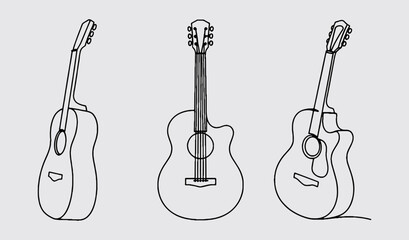 Naklejka premium Guitars.eps