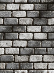 Obraz premium Gray and white brick wall texture