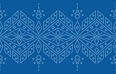 Ethnic Pattern. Ethnic India Bhandhani seamless pattern for embroidery, textile decoration and tile design.